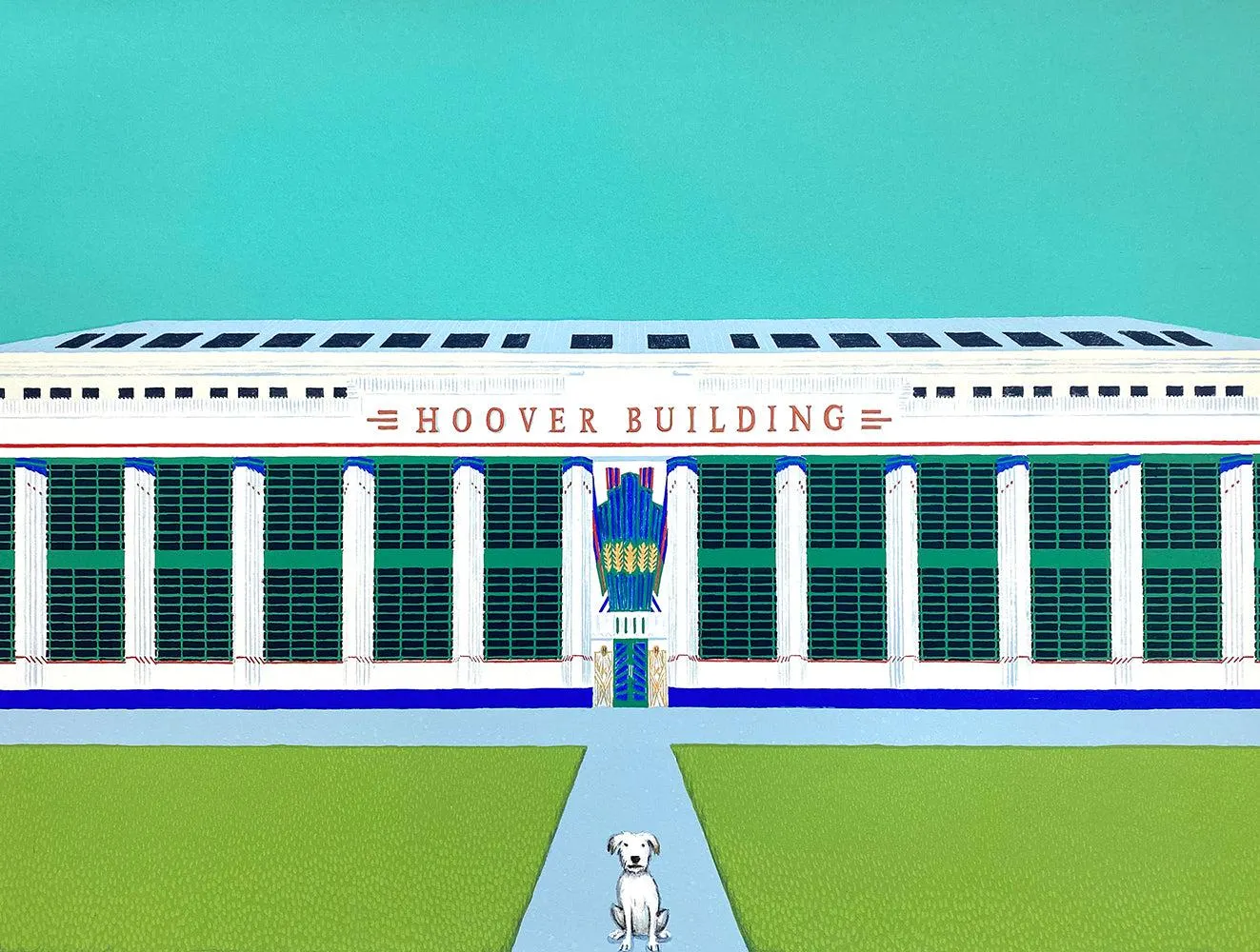 Wes Anderson's Dog - Hoover Building II