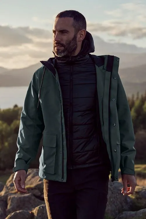 Quest Mens 3 in 1 Waterproof Jacket