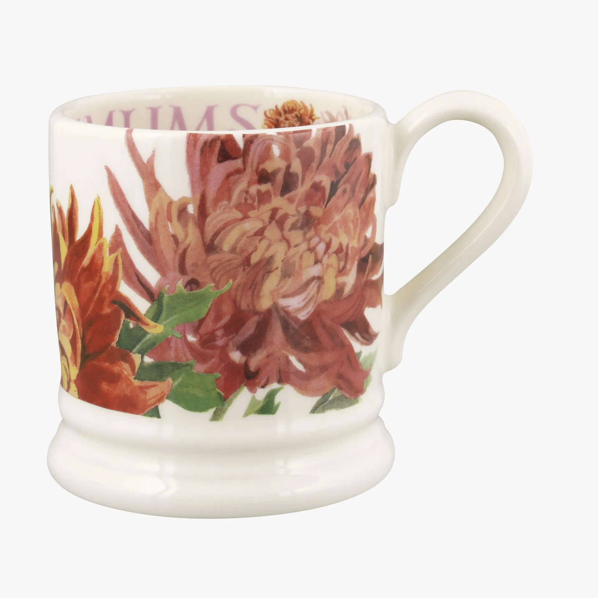 Seconds Flowers Chrysanthemum 1/2 Pint Mug