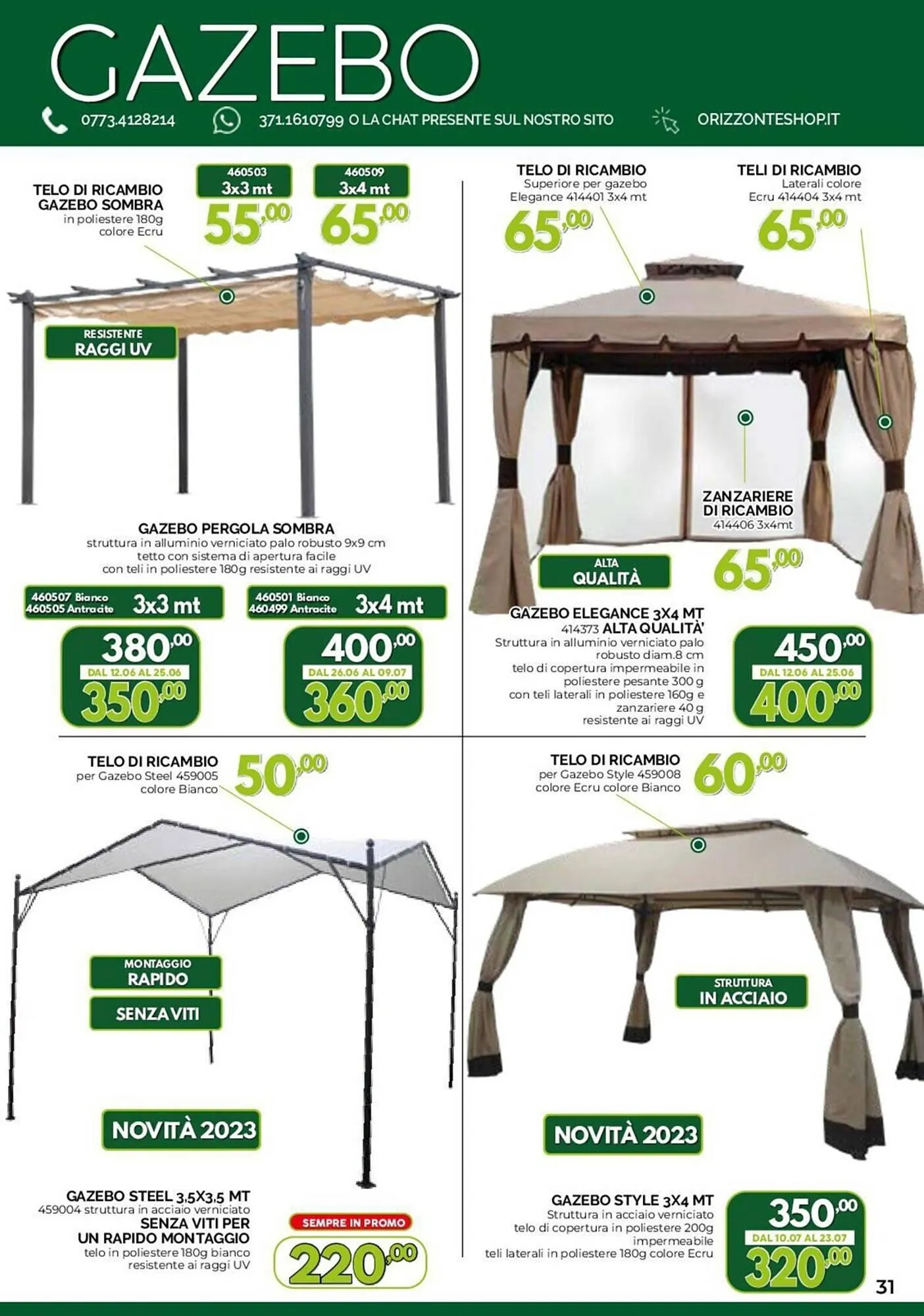 Volantino Orizzonte da 11 aprile a 1 ottobre di 2023 - Pagina del volantino 31