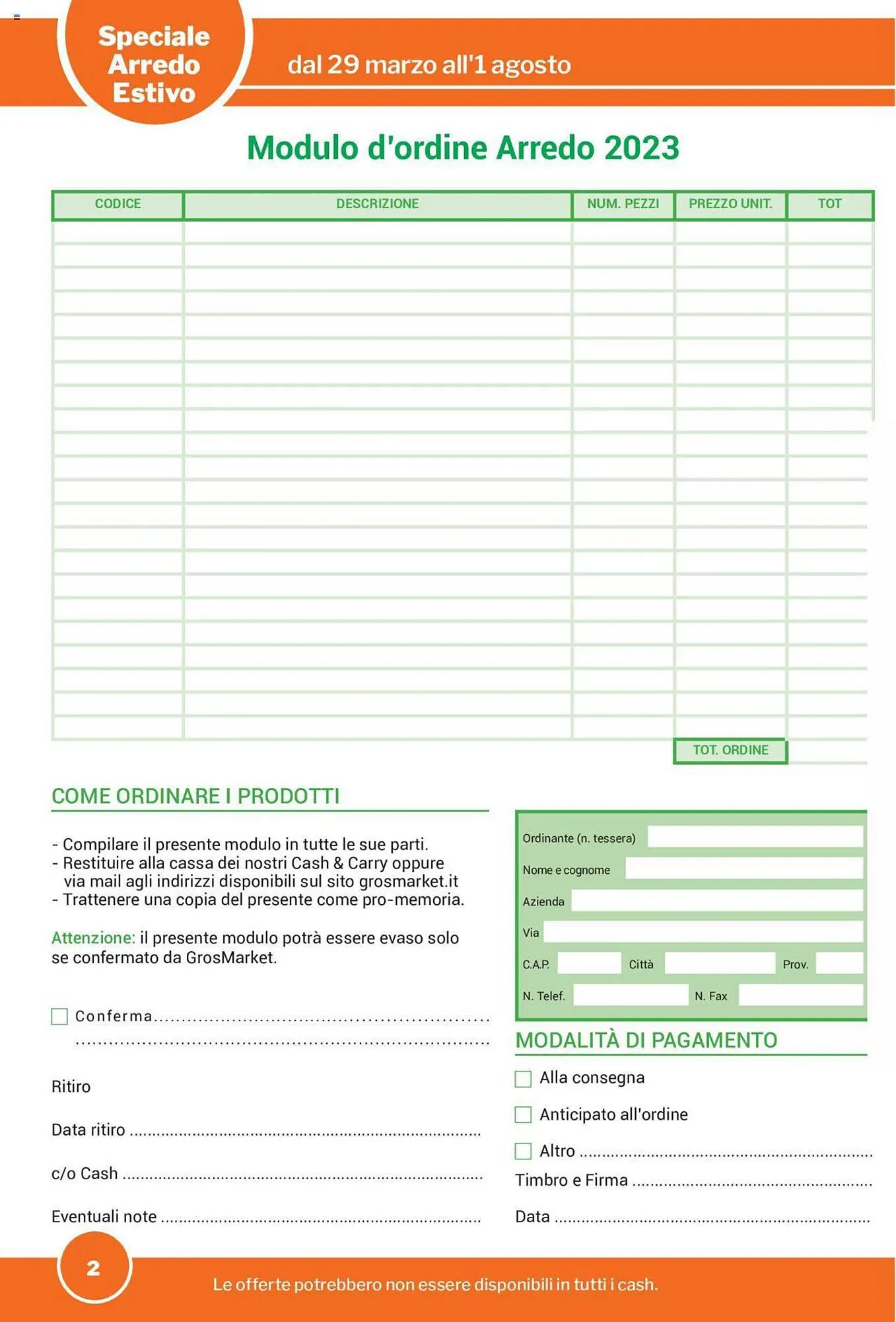 Volantino SoGeGross da 29 marzo a 1 agosto di 2023 - Pagina del volantino 2