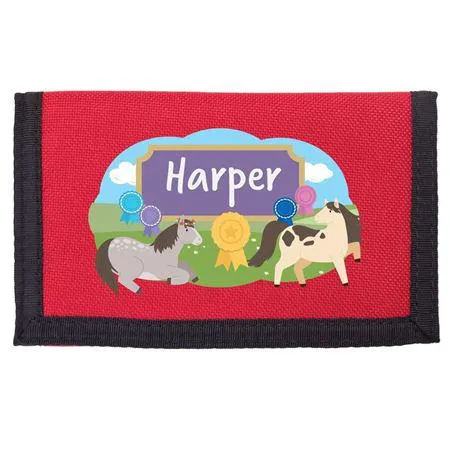 Ponies Personalised Wallet