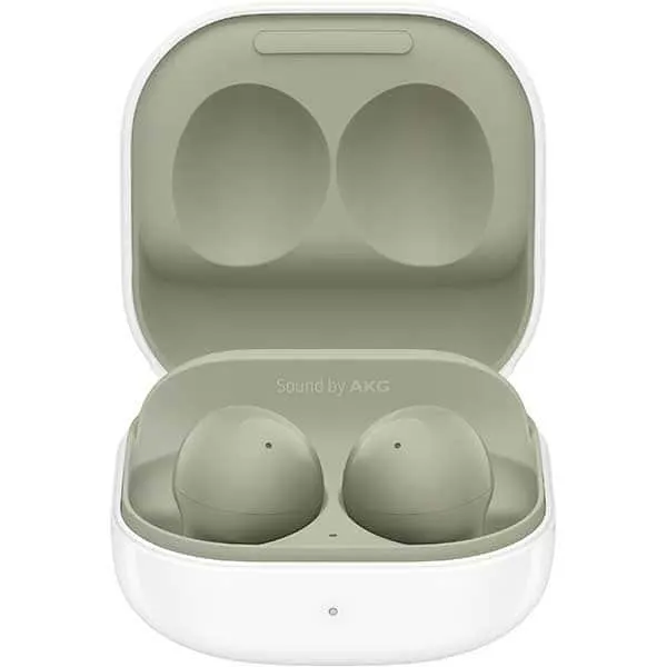 Casti SAMSUNG Galaxy Buds2, True Wireless Bluetooth, In-Ear, Microfon, Noise Cancelling, Carcasa incarcare wireless, Olive