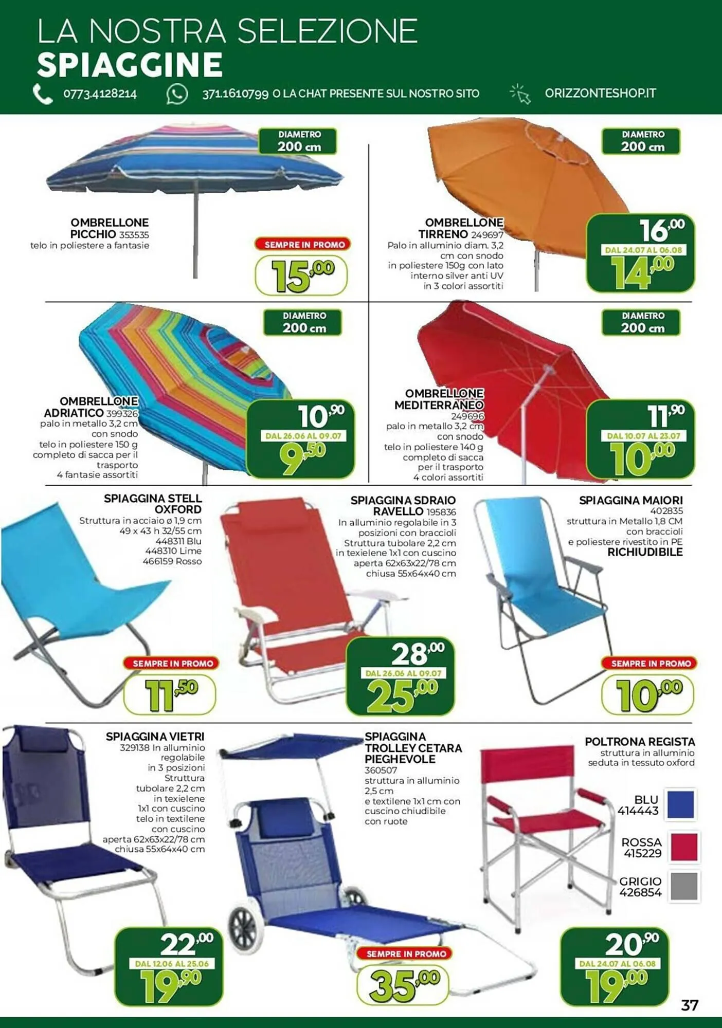 Volantino Orizzonte da 11 aprile a 1 ottobre di 2023 - Pagina del volantino 37