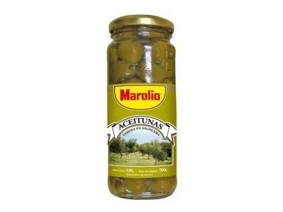 ACEITUNAS MAROLIO VERDE FRASCO 200 GR