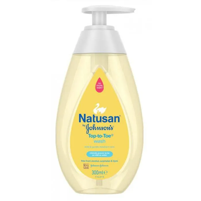 Natusan by Johnson's Top-to-toe pesuneste 300ml