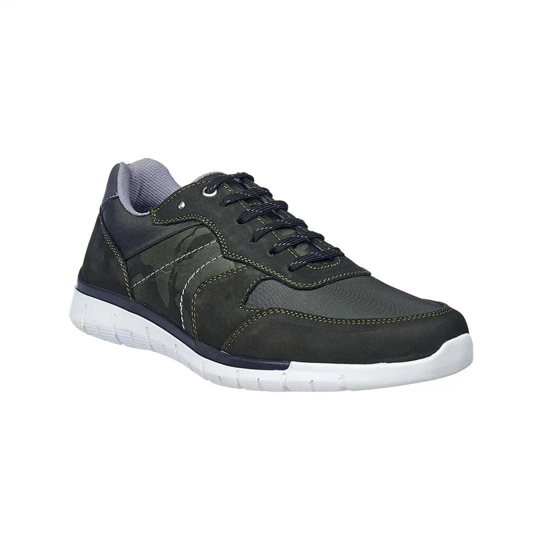 Tenis Para Hombre Clásicos Moda Casual Textil Verde Camo