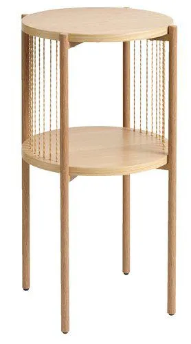 Mesita de noche EGELEV roble