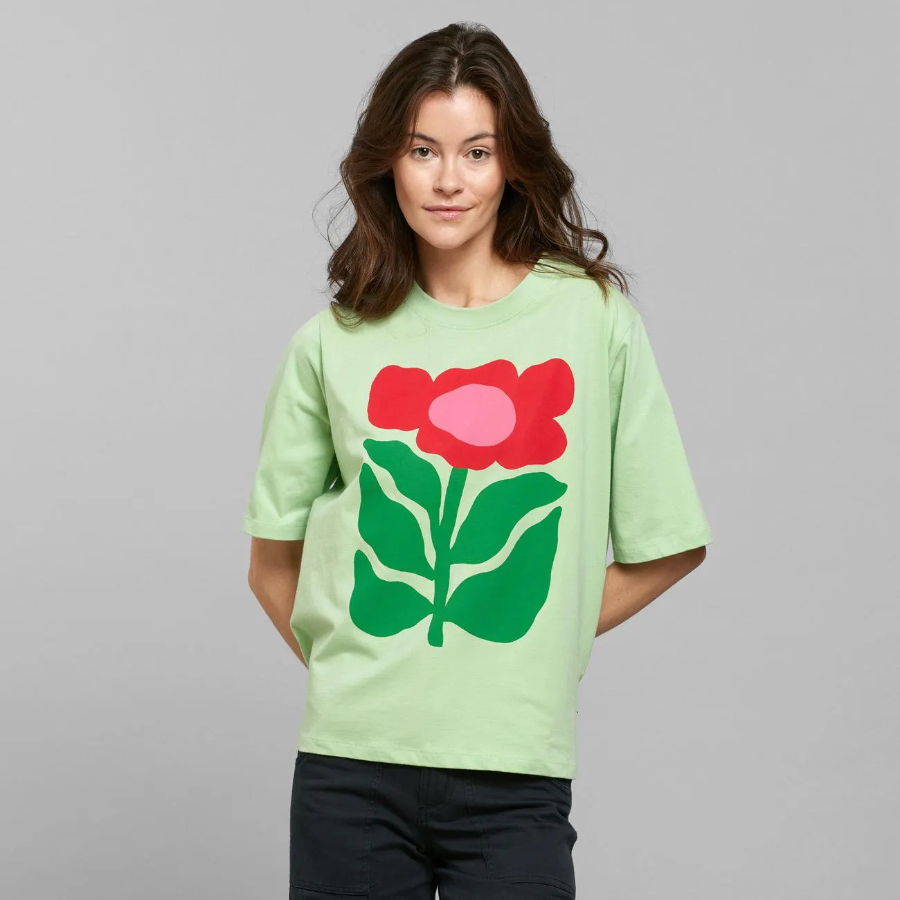 T-shirt Vadstena Spring Quiet Green
