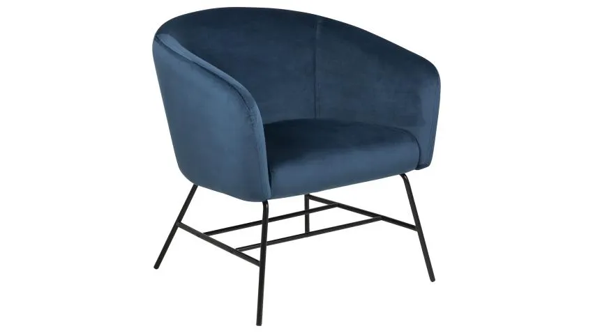 RAMSEY-nojatuoli Vic-kangas, sininen