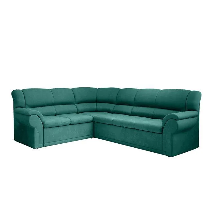 Sedacia súprava, smaragdová, ľavá, AMELIA