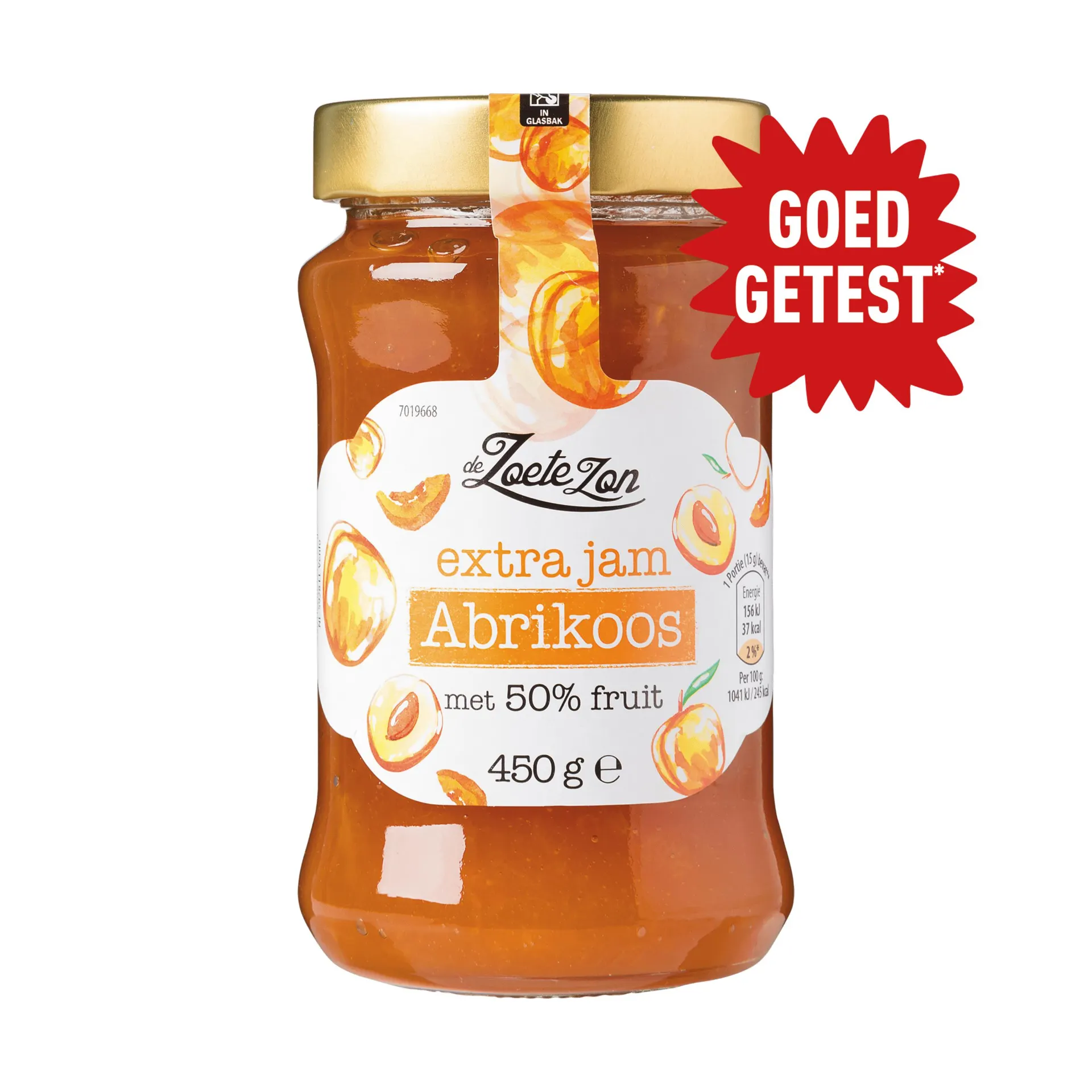 Viervruchten- of abrikozenjam