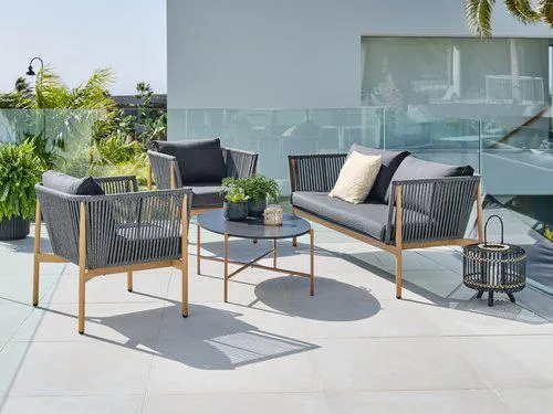 Set lounge BYMARKA 5 posti asc. rap. gri