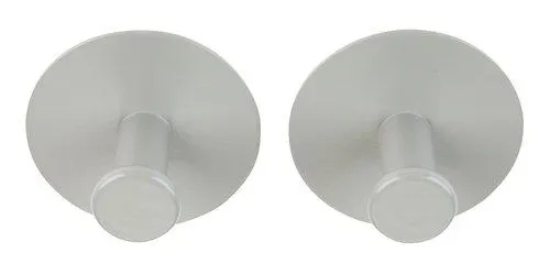 Hooks EKEDALEN steel pack of 2 grey