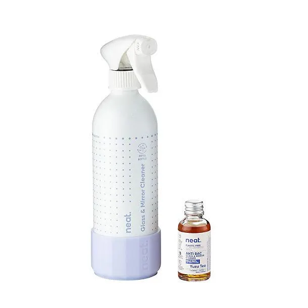 Neat Antibacterial Glass and Mirror Cleaner Starter Pack – Yuzu Tea