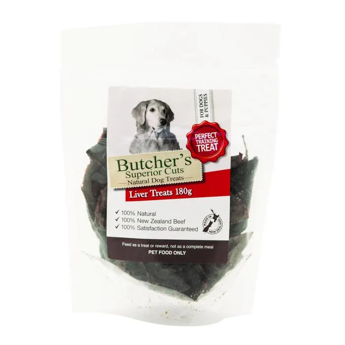 Butchers Superior Cuts Liver Dog Treats 180g