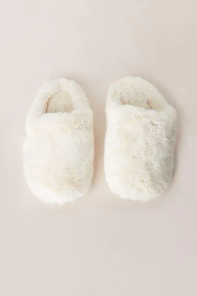 Pantofola in Finta Pelliccia