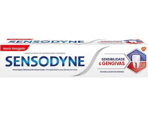 pasta de dentes sensibilidade & gengivas sensodyne 75ml