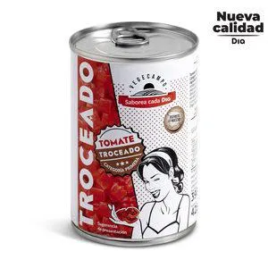 DIA VEGECAMPO tomate troceado lata 390 gr
