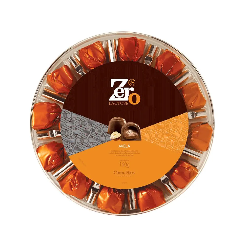 CLÁSSICO AVELÃ ZERO LACTOSE 160G