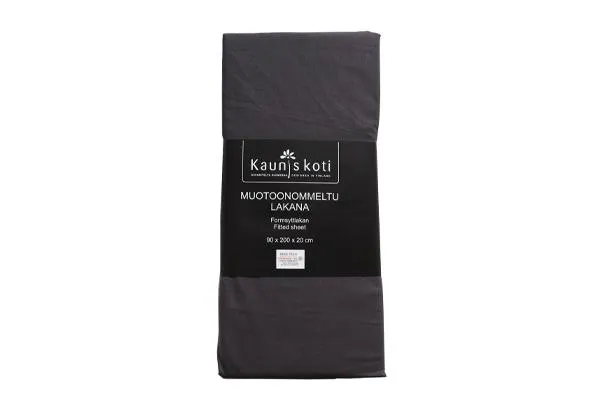 ALUSLAKANA 90X200+20CM GRAFIT