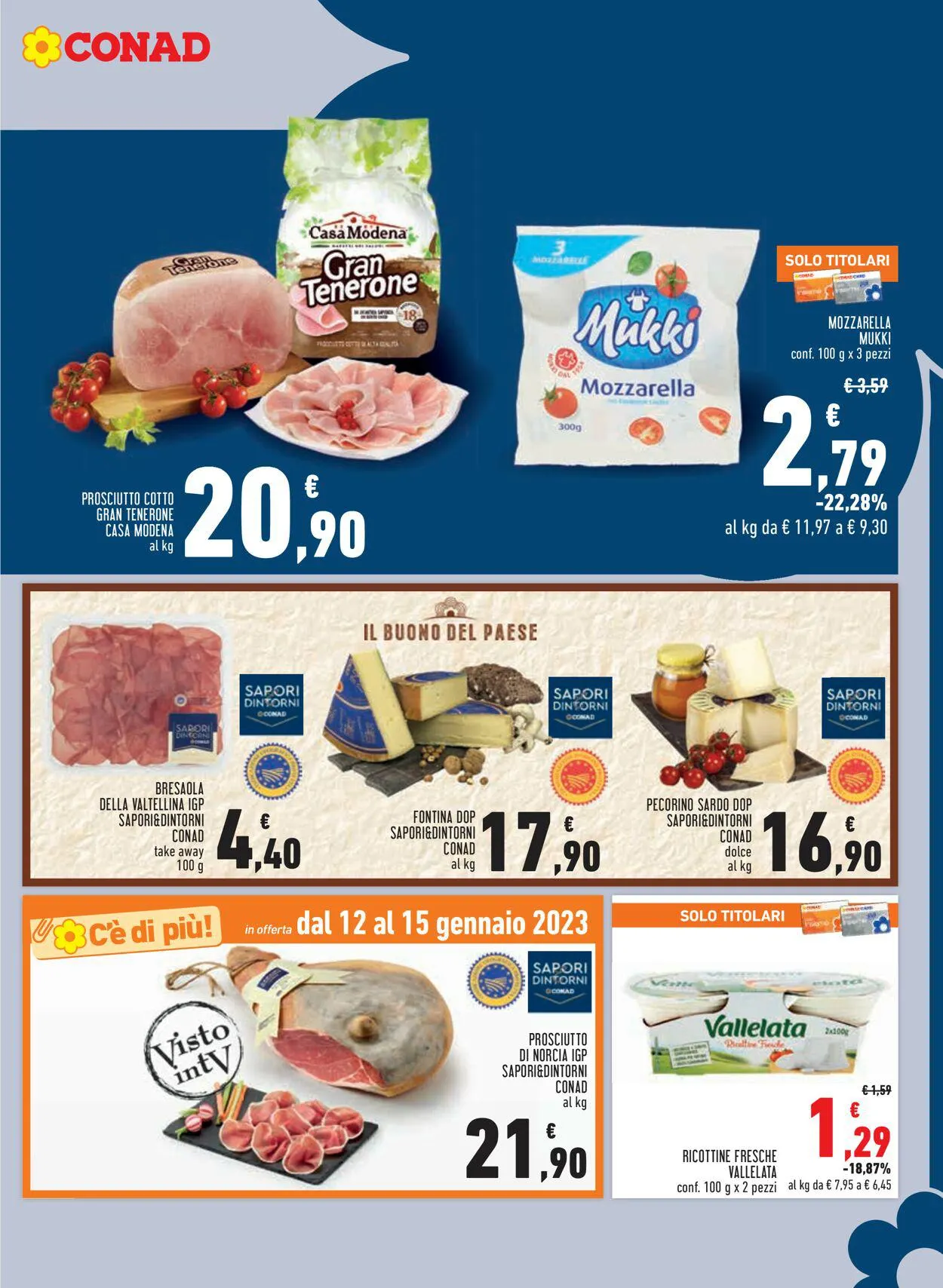 Conad Volantino attuale da 4 gennaio a 1 febbraio di 2024 - Pagina del volantino 5