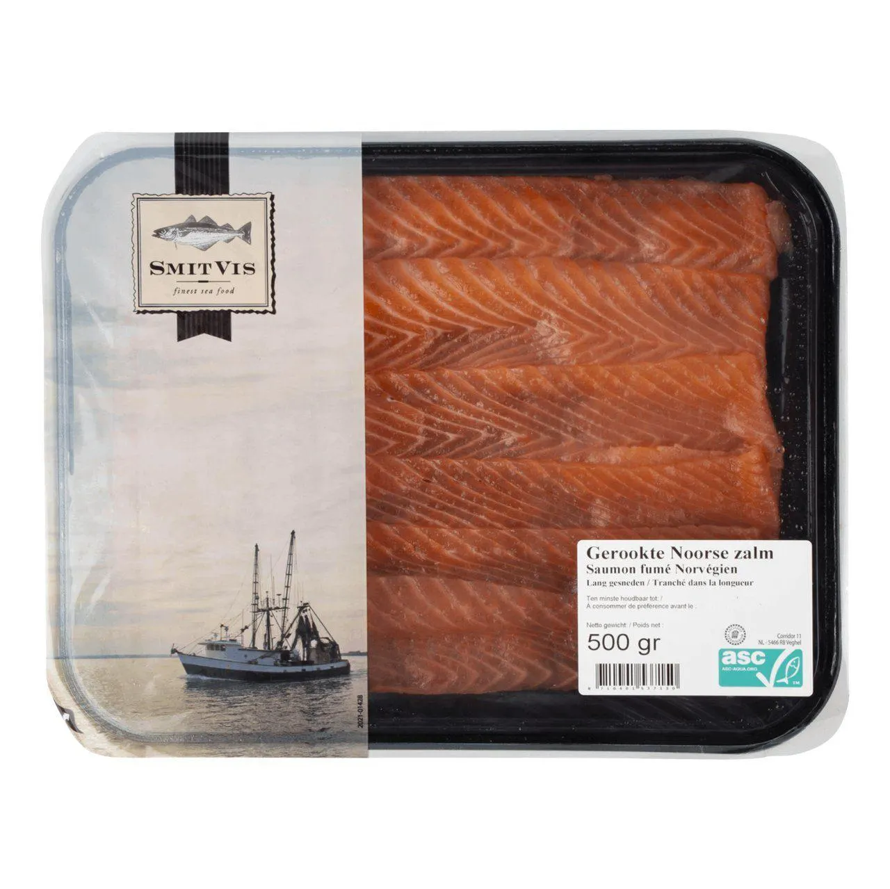 Zalmfilet Noors gerookt