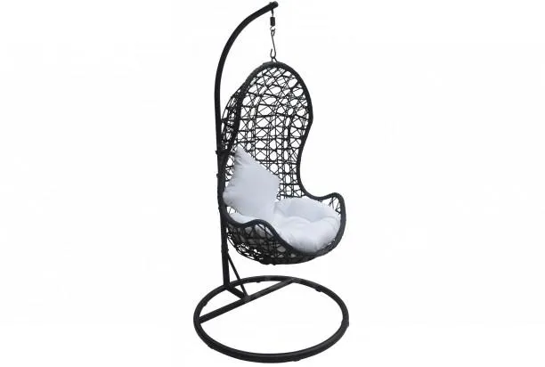 Závesné húpacie kreslo Sri Lanka, čierne