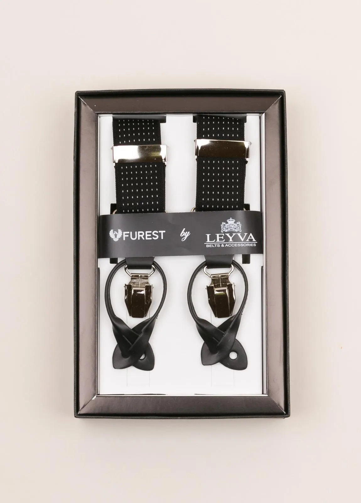 Tirantes FUREST COLECCIÓN microdibujo negro