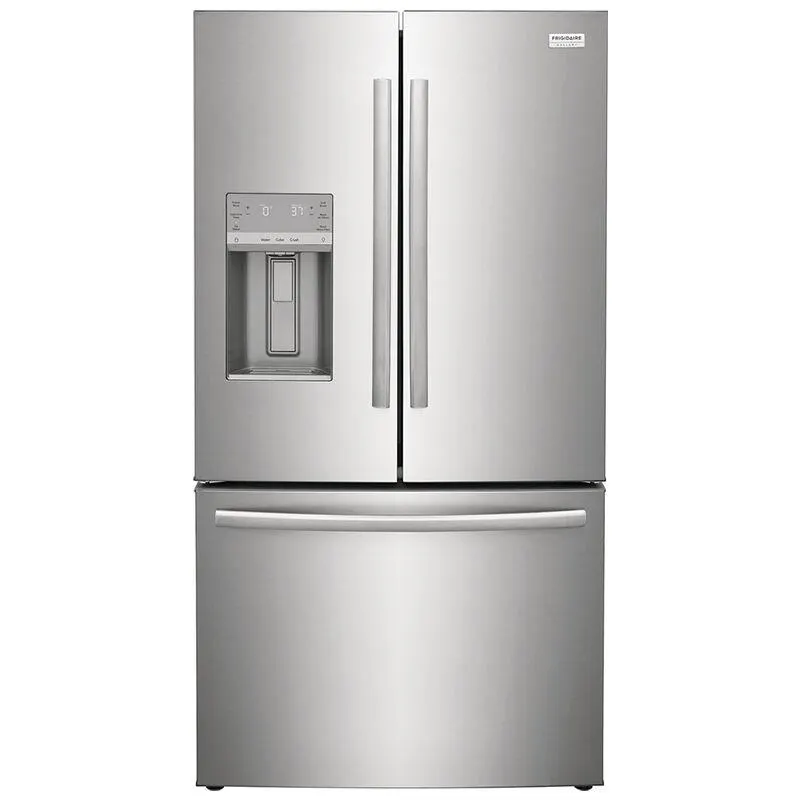 Frigidaire Gallery 36 in. 27.8 cu. ft. French Door Refrigerator with Ice & Water Dispenser - Smudge-Proof Stainless Steel