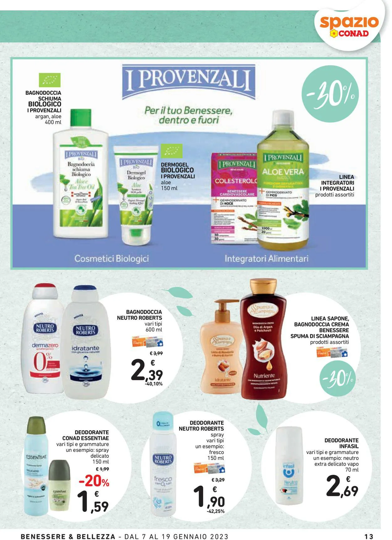 Conad Volantino attuale da 4 gennaio a 1 febbraio di 2024 - Pagina del volantino 13