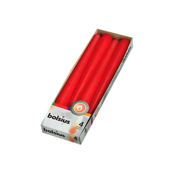 ANTIIKKIKYNTTILÄ 4KPL PUNAINEN