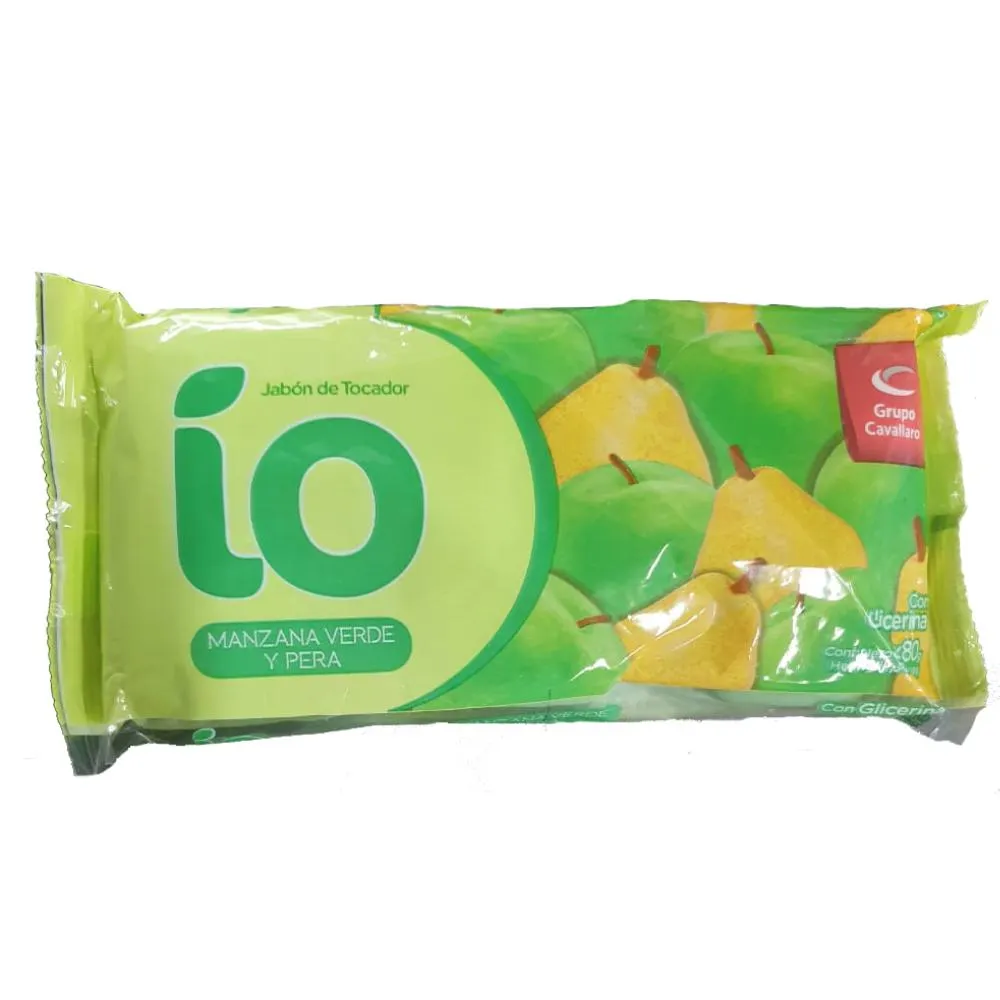 JABON IO MANZANA VERDE Y PERA 3X80gr