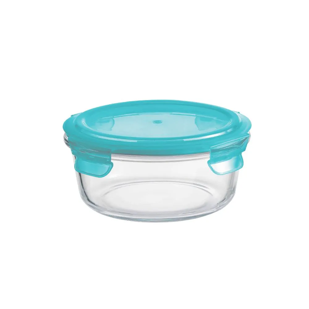 Caixa Hermética Vidro Redonda LOCK&GO