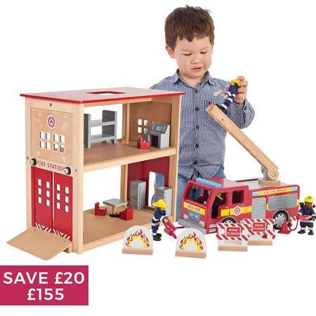 Fire Station & Engine Bundle