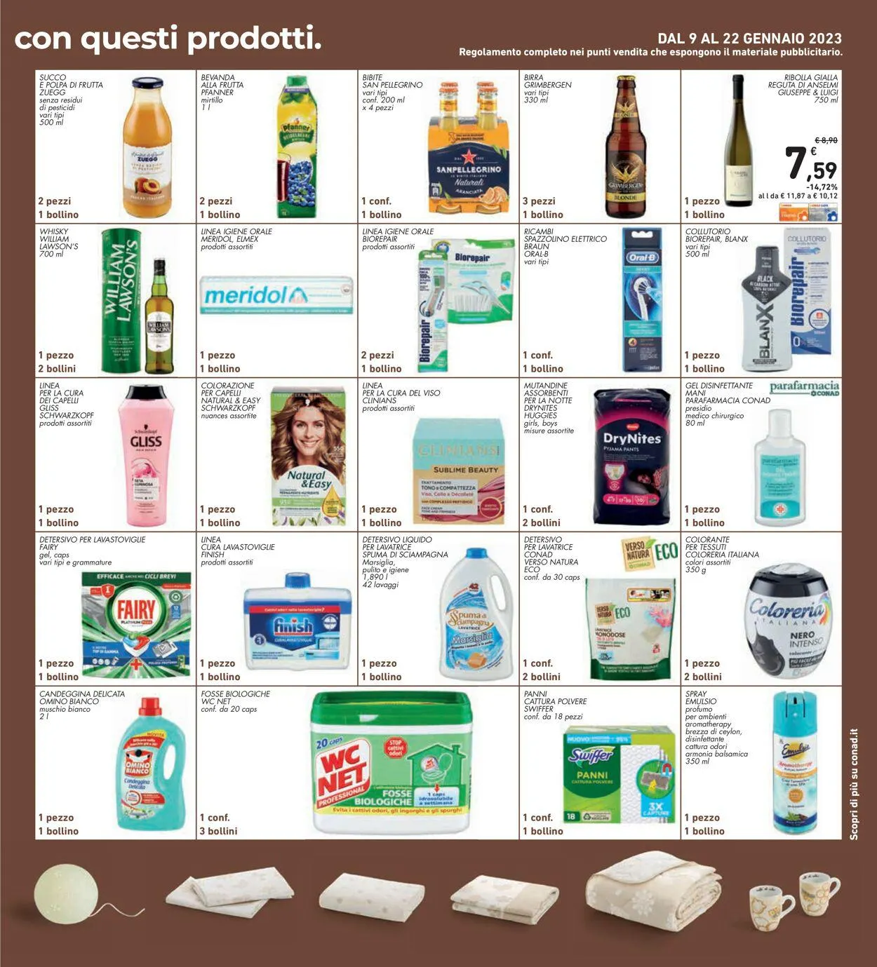 Conad Volantino attuale da 4 gennaio a 1 febbraio di 2024 - Pagina del volantino 39