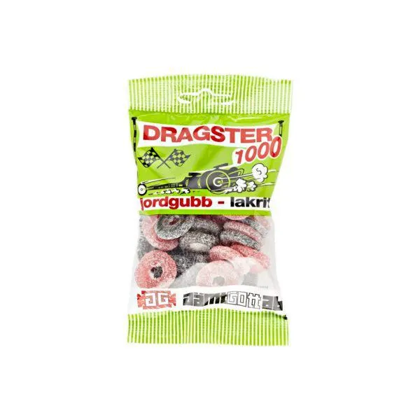 DRAGSTER 1000 MANSIKKA-LAKRITSI