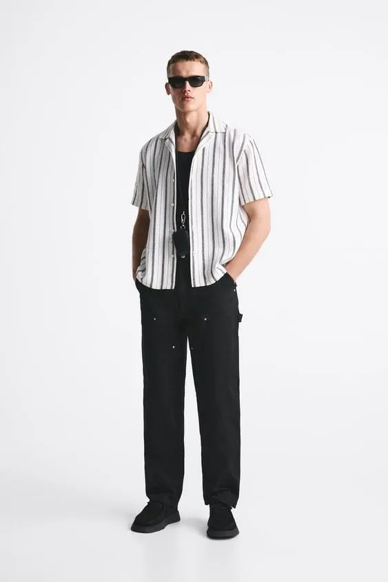 CAMISA ESTRUCTURA RAYAS