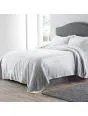 COBERTOR LUXURY KING SIZE LISO GRIS
