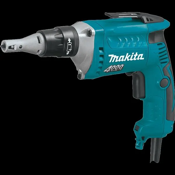 FS4200 Drywall Screwdriver, 6 A, 1/4 in Chuck, Hex Chuck, 4000 rpm Speed, 8.2 ft L Cord