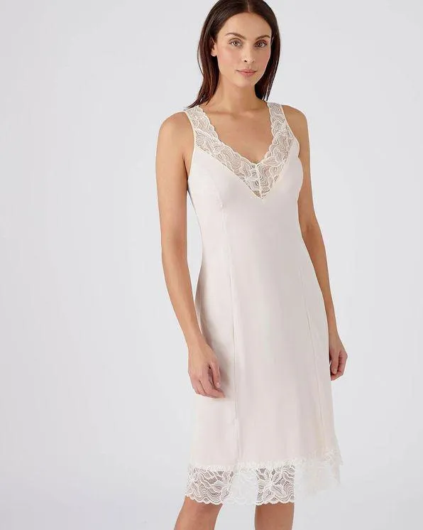 Onderjurk in soepel tricot