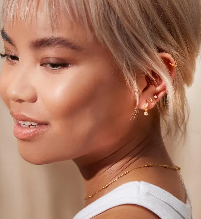 Linear Diamond Ear Stack