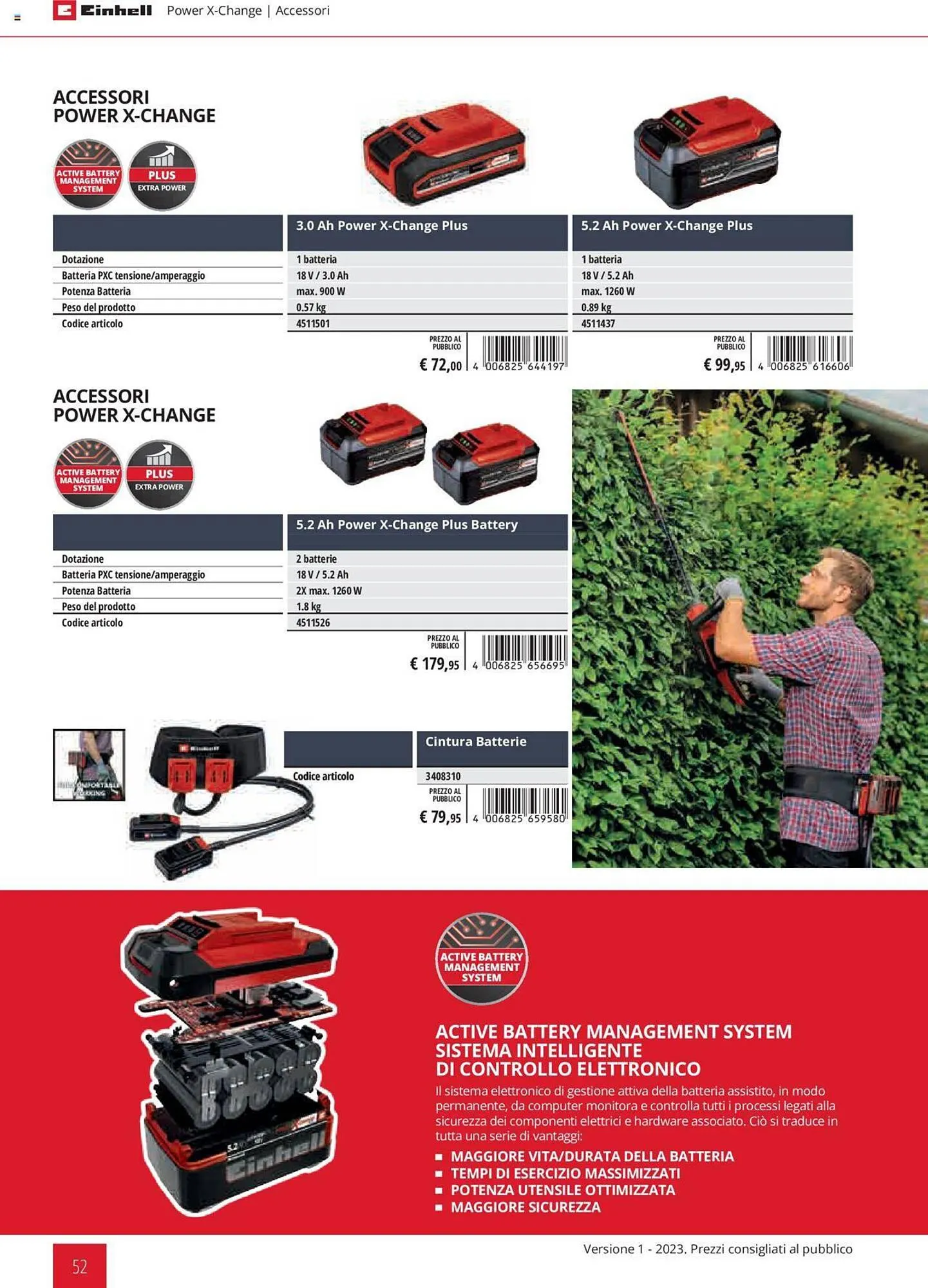Volantino Einhell da 1 febbraio a 31 dicembre di 2023 - Pagina del volantino 52