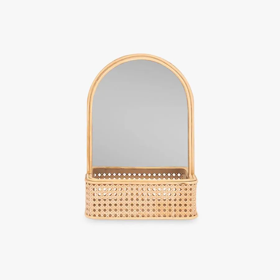 Espelho Rattan Nat H39cm SUBLIME