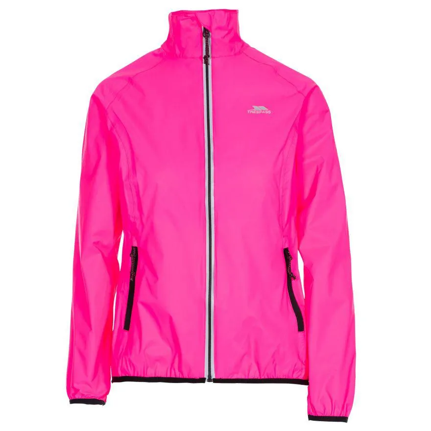 Trespass Womens Waterproof Packaway Jacket Beaming