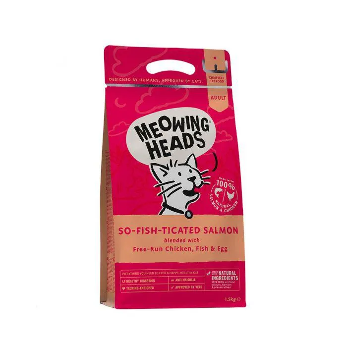 Meowing Heads - So-Fish-Ticated Salmon 1.5Kg