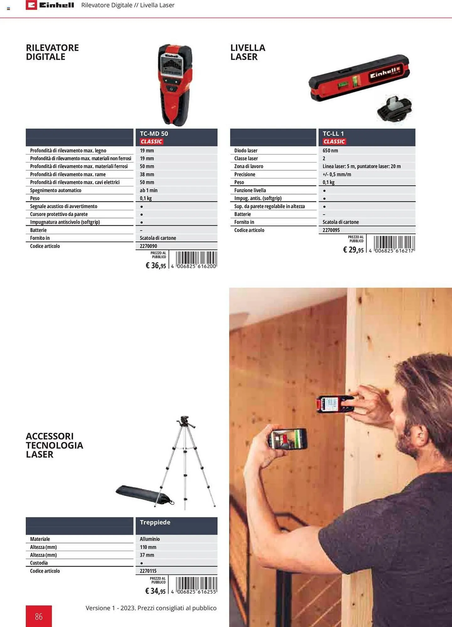 Volantino Einhell da 1 febbraio a 31 dicembre di 2023 - Pagina del volantino 86