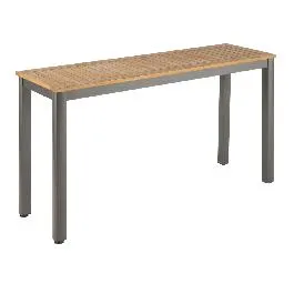 TAVOLO DA BALCONE NATERIAL ORIS 137X43X75 ALLUMINIO EUCALIPTO