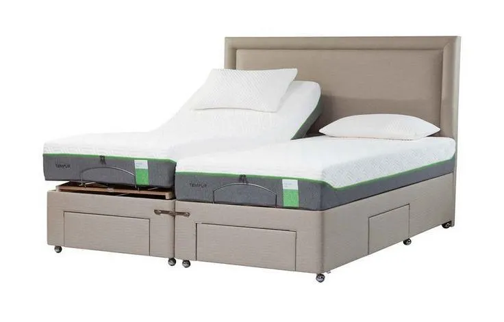 TEMPUR® Moulton Adjustable Massage Drawer Divan (King Size)