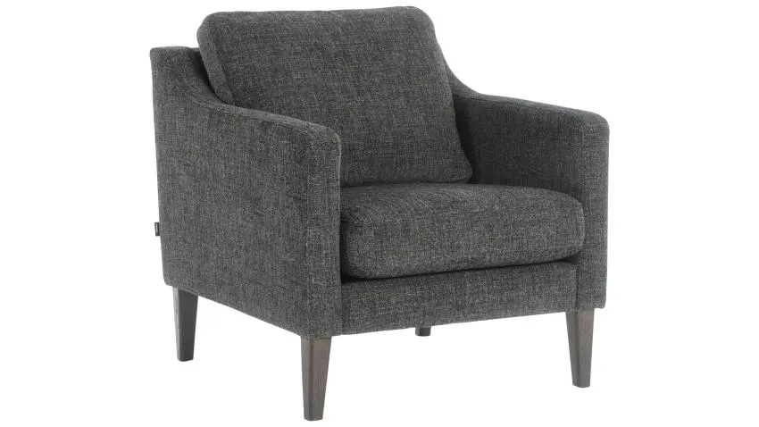 FESTA-nojatuoli Otaru-kangas, tummanharmaa